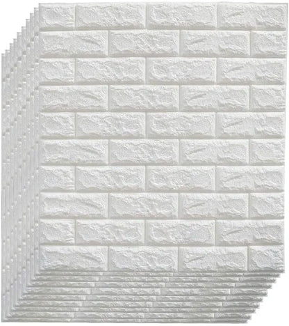 3D Waterproof Foam Brick Wallpaper - (2.26 X 2.52 Feet)