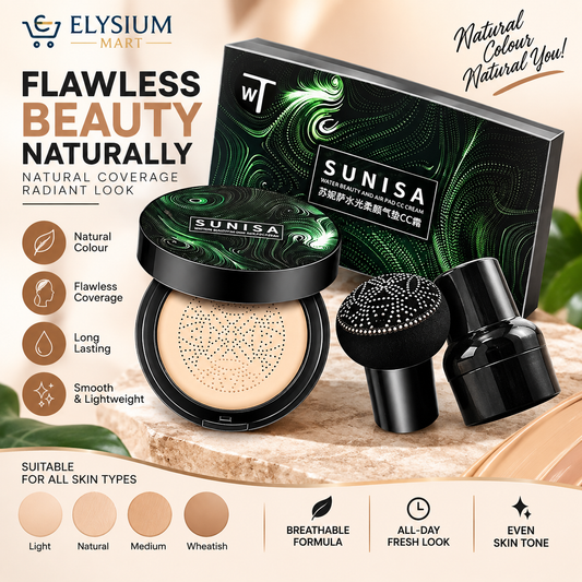 Sunisa 3 in 1 Air Cushion CC and BB Cream Foundation