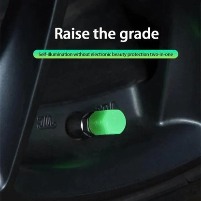 Universal Luminous Tire Valve Cap 4 Pack & 8 Pack. (Special Offer on 8 Pack)